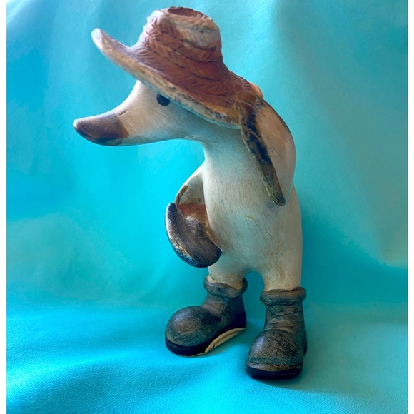 Vintage TII Collection Handcrafted Resin Garden Duck Figurine CA - Picture 2 of 13